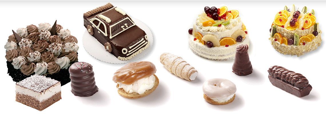 Produkty - dorty, zákusky, máslové dorty, dětské dorty, ovocné dorty, chlebíčky, obložené mísy